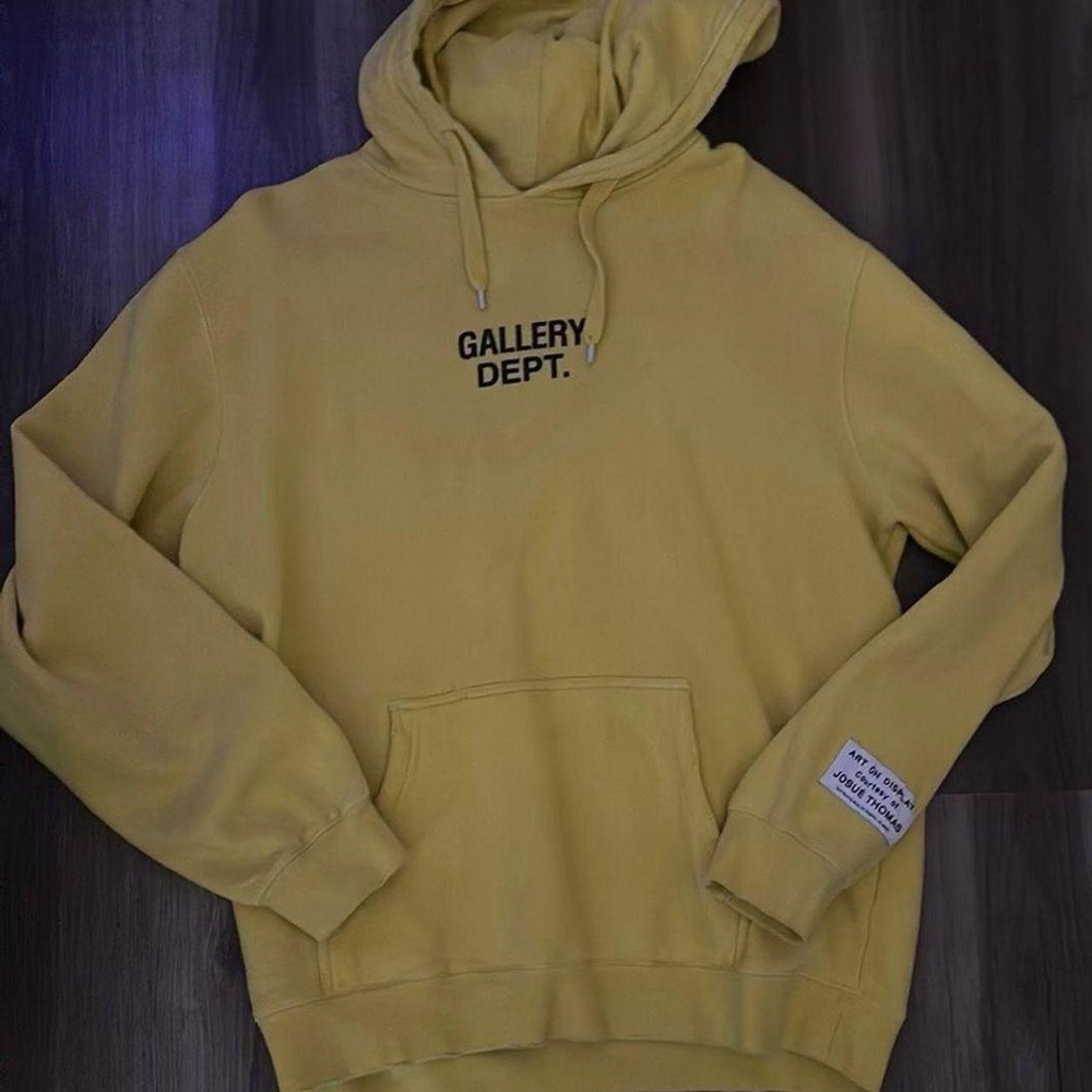 yellow gallery dept pullover